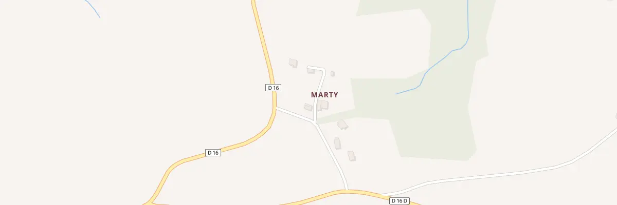 Plan du 28A Marty à Gibel