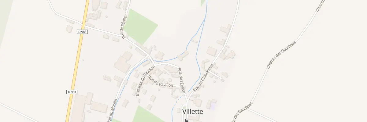 Plan du 1 Rue de l’Eglise à Villette