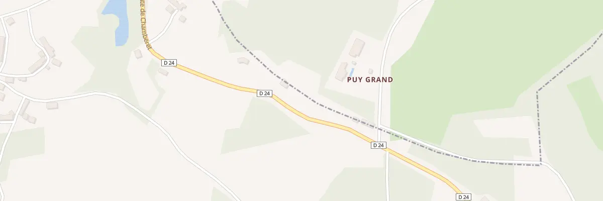 Plan du 48 Rte de Chamberet à Peyrissac