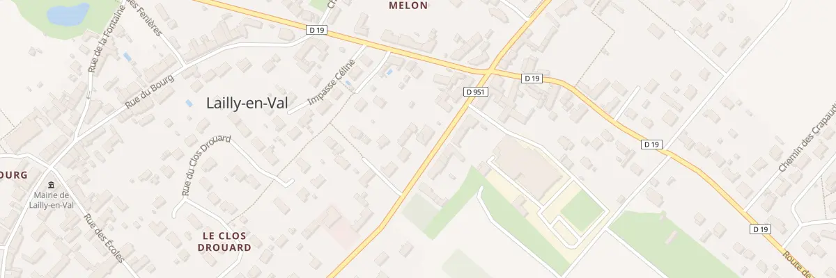 Plan du 17T Rte d’Orléans à Lailly-en-Val