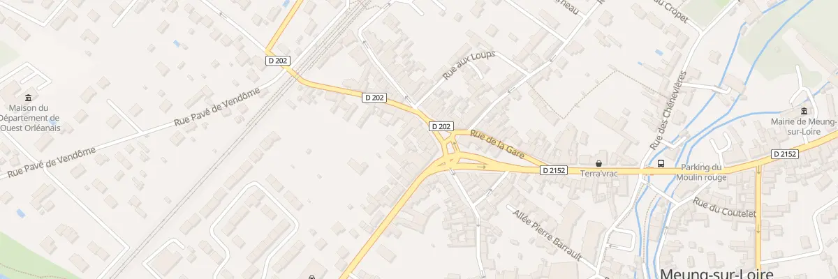 Plan du 13 Rue de la Gare à Meung-sur-Loire