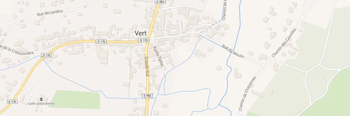 Plan du 8 Rue du Moulin à Vert