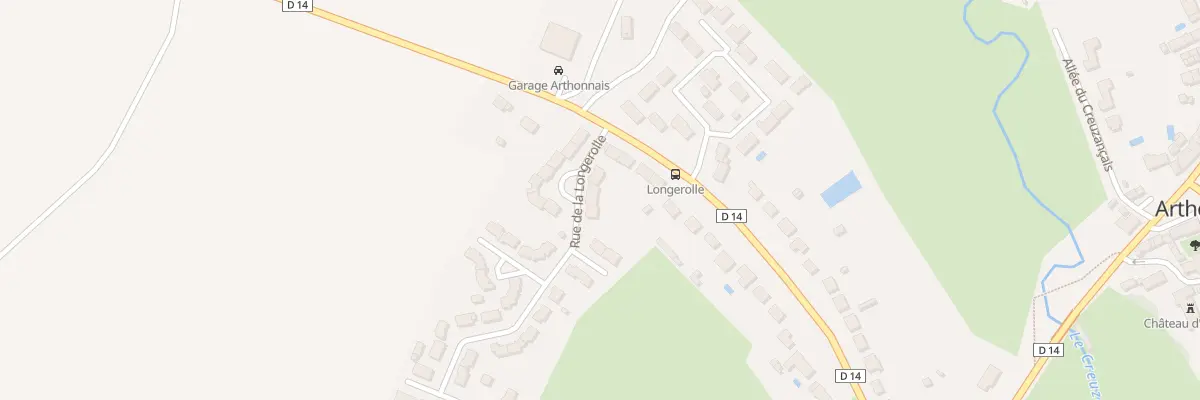 Plan du 3 Rue de la Longerolle à Arthon