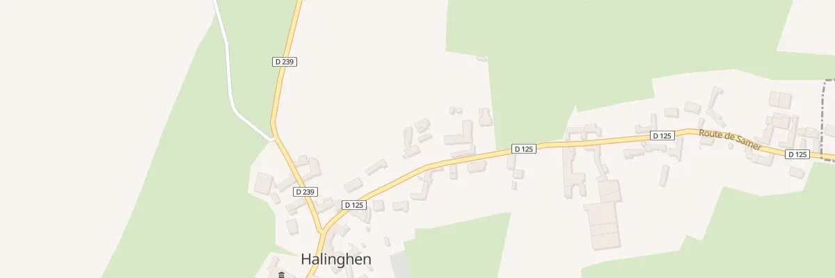 Plan du 107 Rte de Samer à Halinghen
