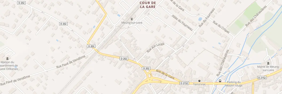Plan du 48 Rue de la Gare à Meung-sur-Loire