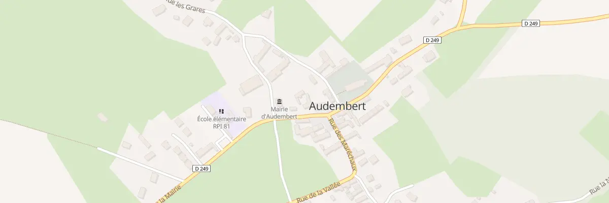 Plan du 21 Pl du Marronnier à Audembert
