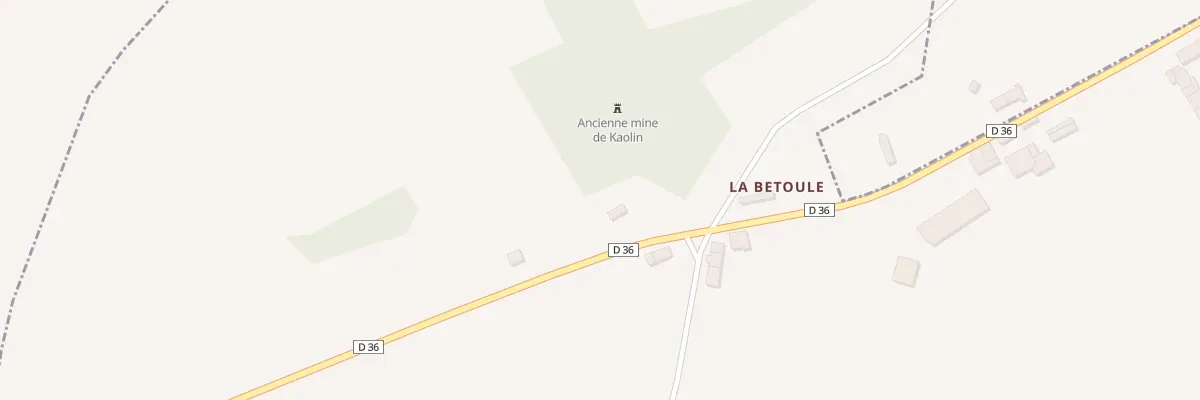 Plan du 13 La Bétoule à Lourdoueix-Saint-Michel