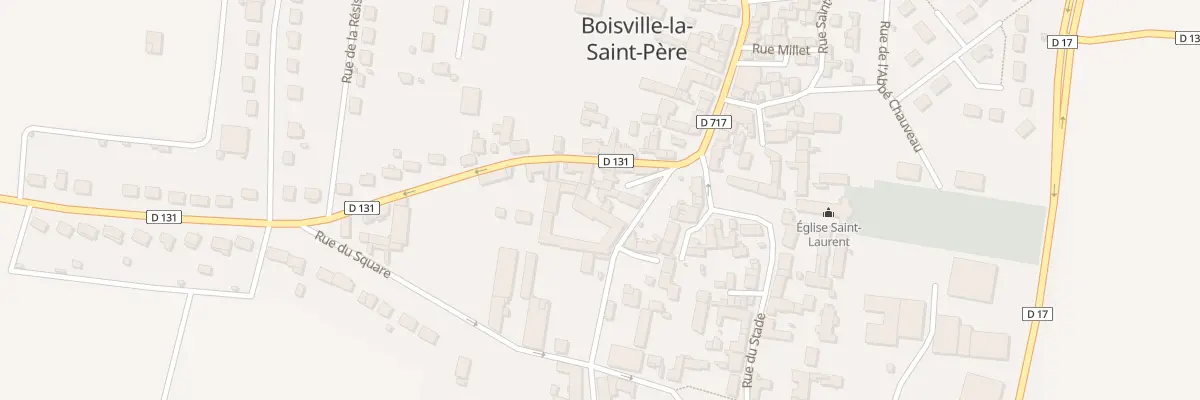 Plan du 3 Grande Cour à Boisville-la-Saint-Père