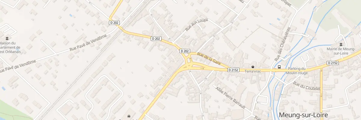 Plan du 9 Rue de la Gare à Meung-sur-Loire