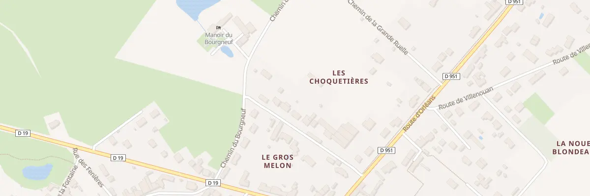 Plan du 60 Che de la Petite Ruelle à Lailly-en-Val
