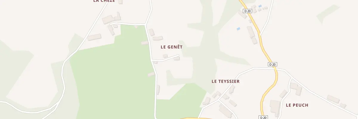 Plan du 5037 Le Genêt à Rilhac-Treignac