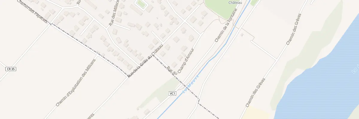 Plan du 8 Rue du Chp d’Amour à Meung-sur-Loire