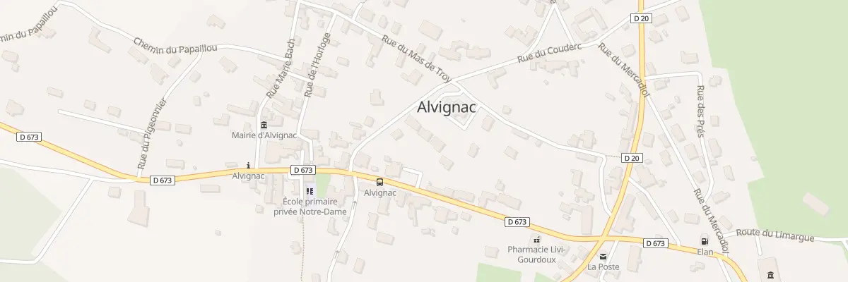 Plan du 67 Pl des Ecoles à Alvignac
