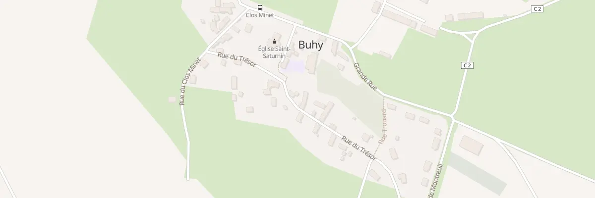 Plan du 3 Rue du Trésor à Buhy