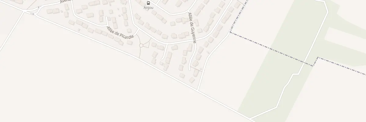Plan du 2 All de Guyenne à Magnanville