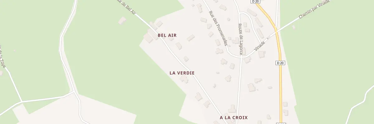 Plan du 5251 Bel Air à Alvignac