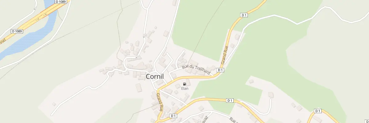 Plan du 1 Rue de Treilhard à Cornil