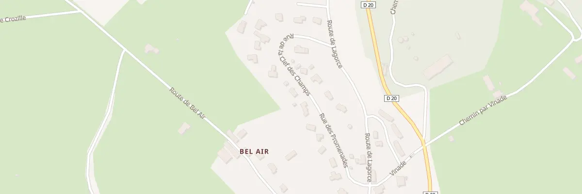 Plan du 33 Rue de la Clef des Champs à Alvignac