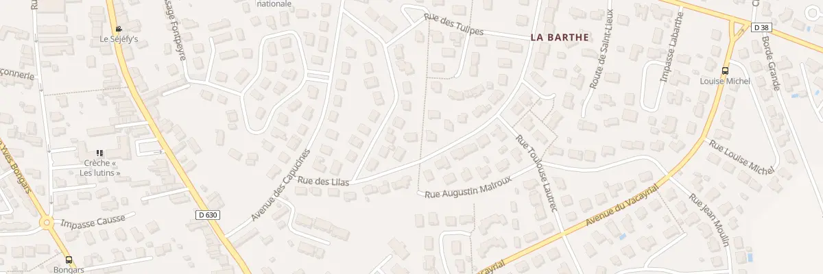 Plan du 3 Rue des Lilas à Saint-Sulpice-la-Pointe