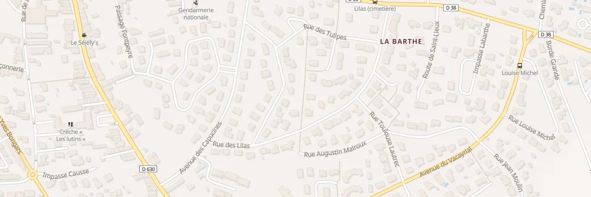 Plan du 11 Rue des Bleuets à Saint-Sulpice-la-Pointe