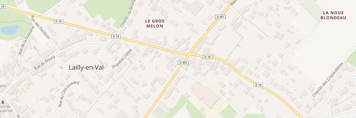 Plan du 25 Rte d’Orléans à Lailly-en-Val