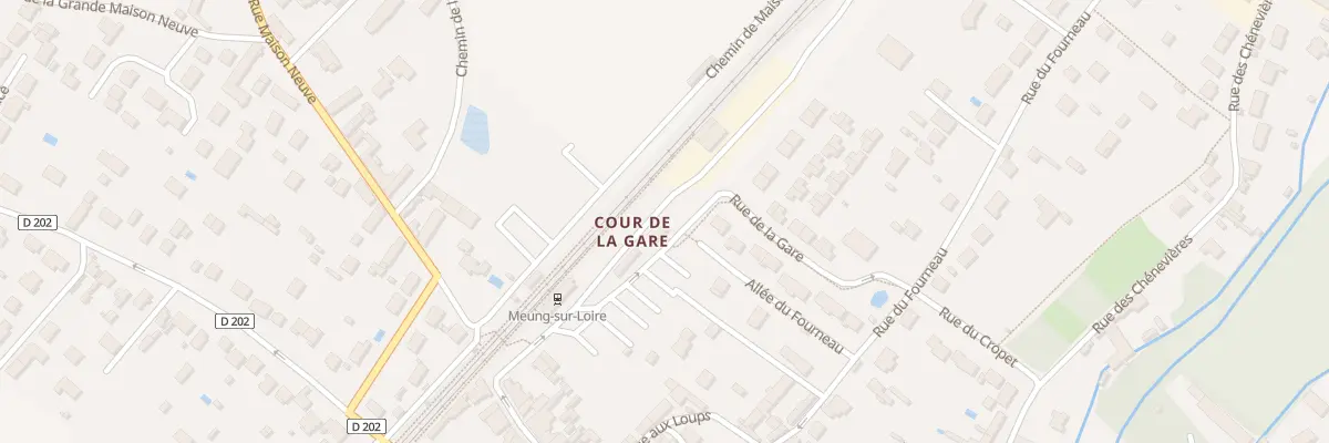 Plan du 9001 Rue de la Gare à Meung-sur-Loire