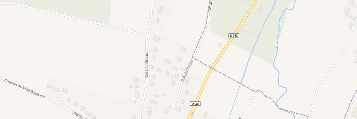 Plan du 23 Rue du Trésor à Vert