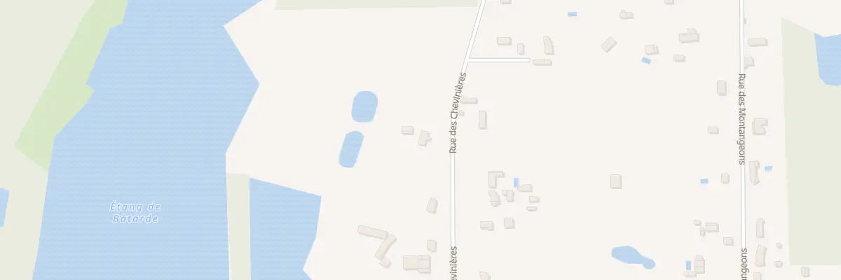 Plan du 622 Rue des Chevinières à Pruniers-en-Sologne