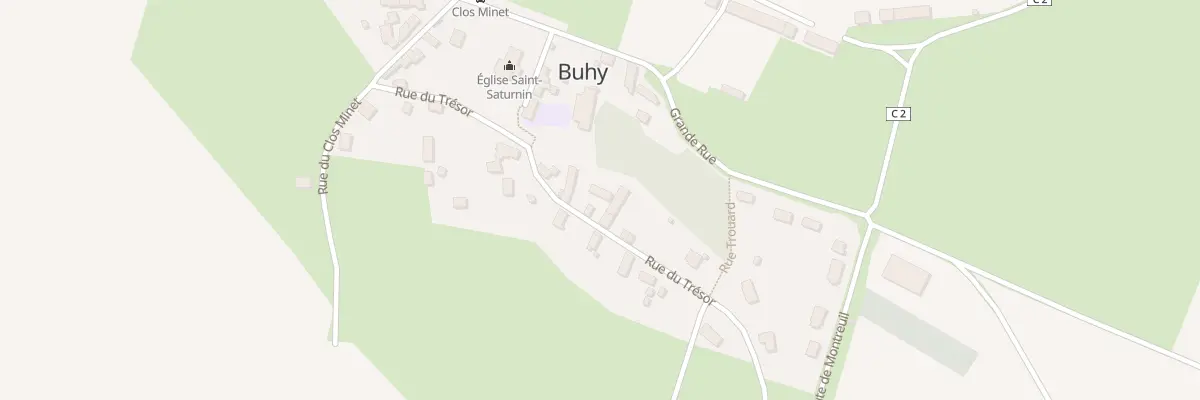 Plan du 7 Rue du Trésor à Buhy