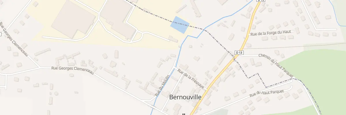 Plan du 15 Rue Georges Joignet à Bernouville