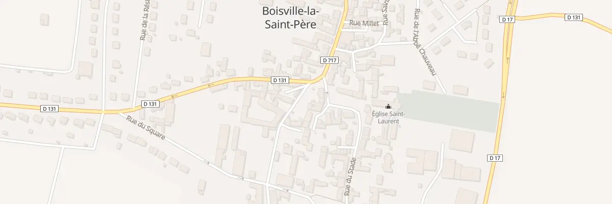 Plan du 13 Pl de la République à Boisville-la-Saint-Père