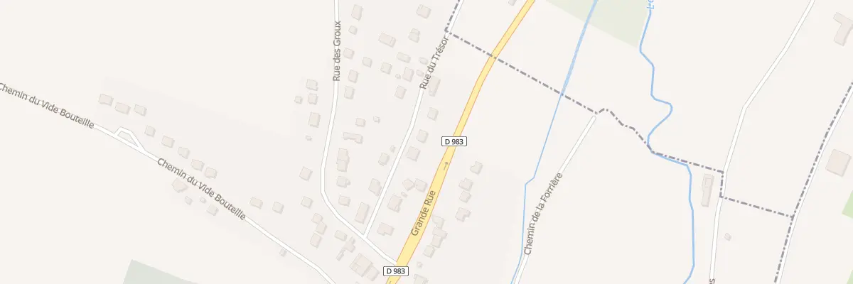 Plan du 12 Rue du Trésor à Vert