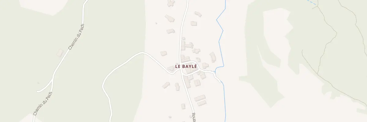 Plan du 27 Le Bayle à Ségura
