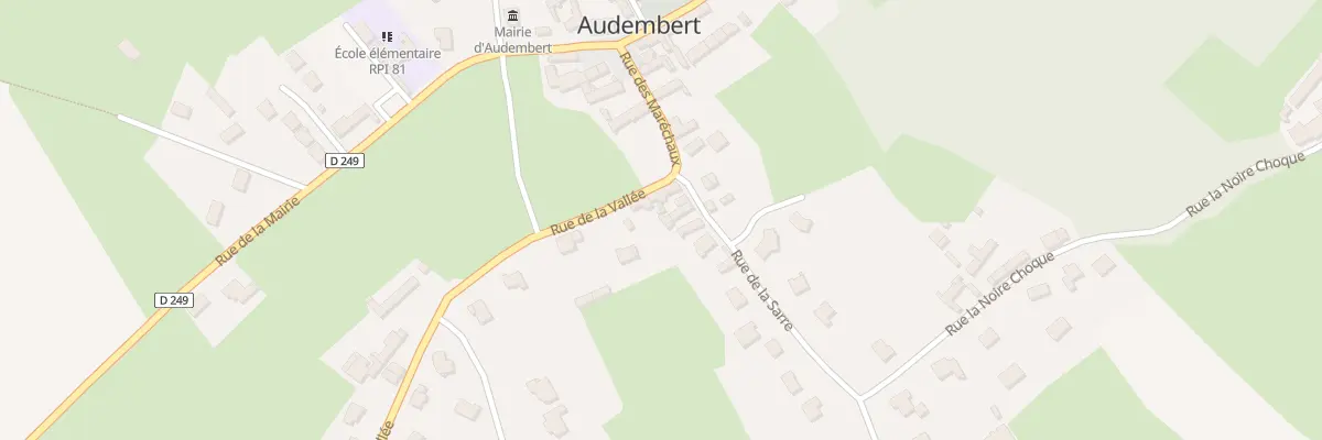 Plan du 4 Rue de la Sarre à Audembert