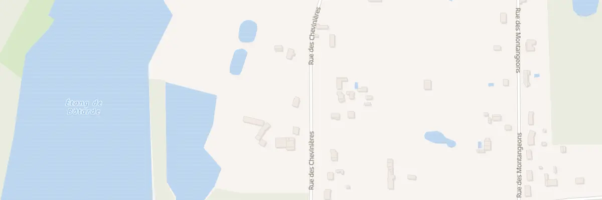 Plan du 552 Rue des Chevinières à Pruniers-en-Sologne