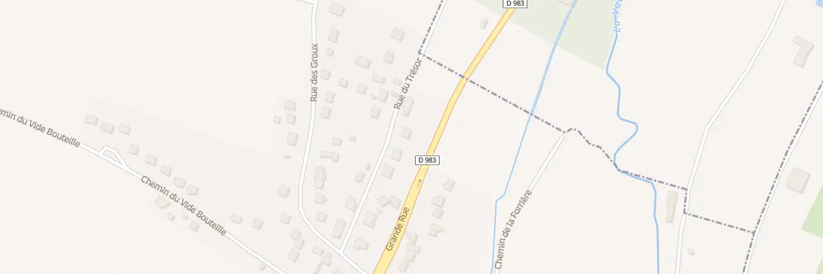 Plan du 14 Rue du Trésor à Vert