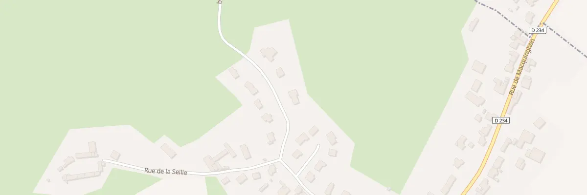 Plan du 32 Che du Crocq à Baincthun