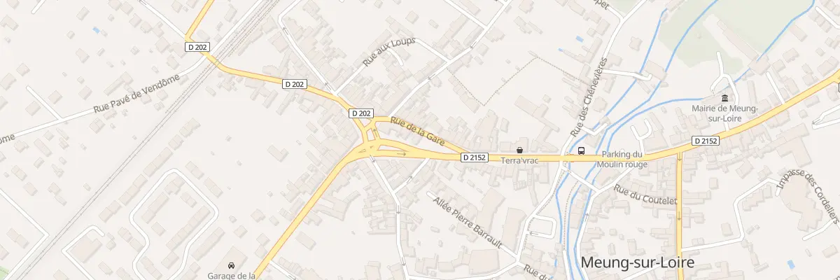 Plan du 1 Rue de la Gare à Meung-sur-Loire