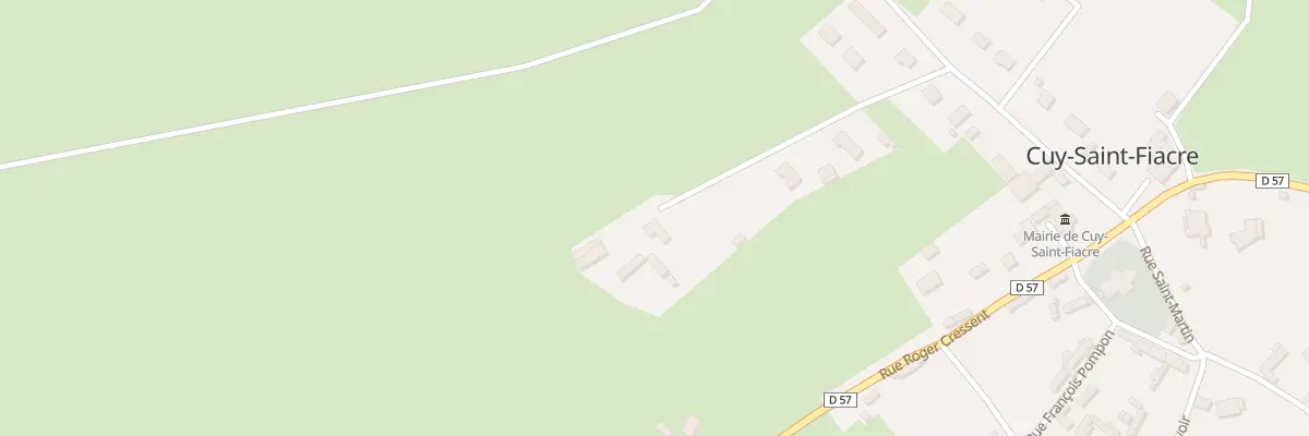 Plan du 5016 Le Dessus du Village à Cuy-Saint-Fiacre