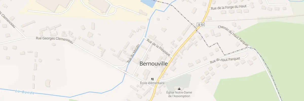 Plan du 3 Rue de la Fresnaye à Bernouville