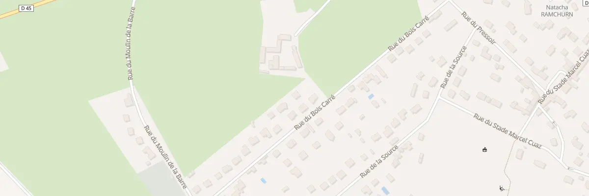 Plan du 22 Rue du Bois Carré à Orgerus