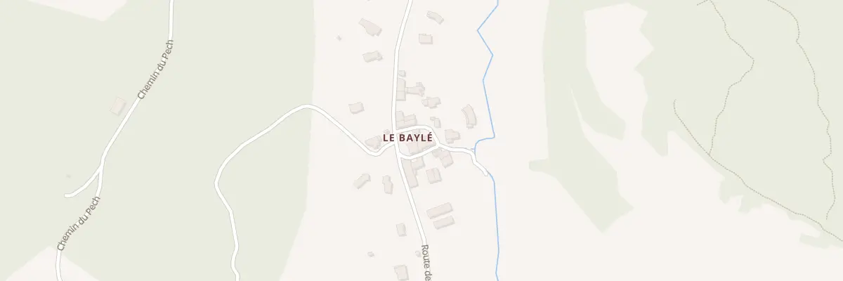 Plan du 30 Le Bayle à Ségura