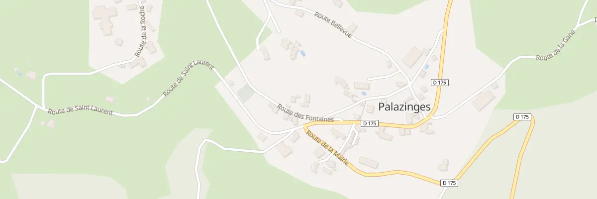 Plan du 5011 Le Bourg à Palazinges