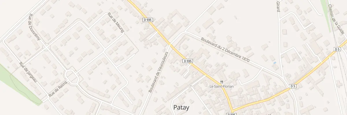 Plan du 51 Rue de la Croix Blanche à Patay