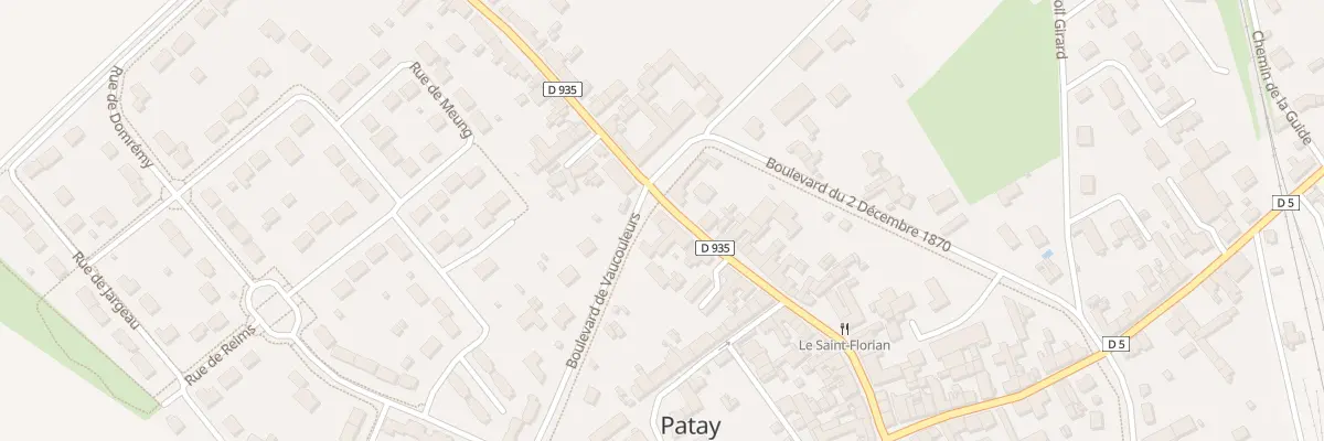 Plan du 51 Rue de la Croix Blanche à Patay