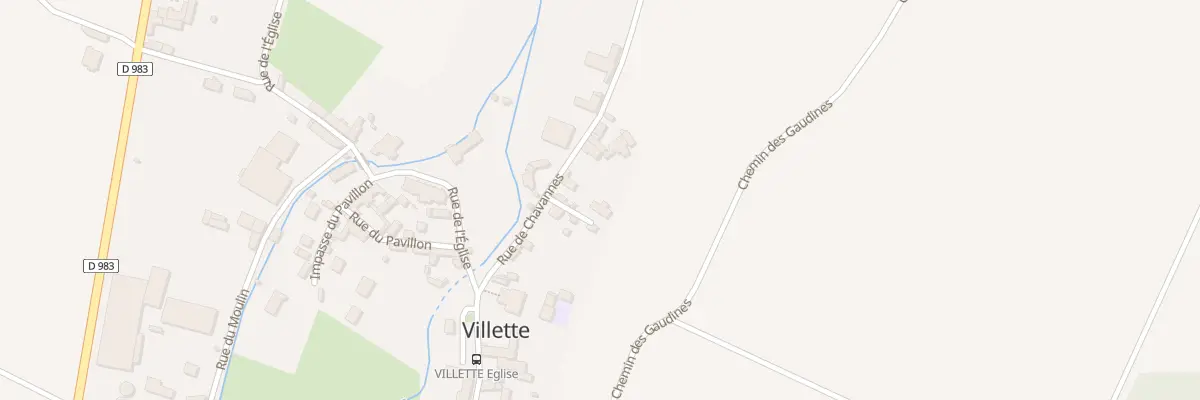 Plan du 1 Rue des Lierres à Villette
