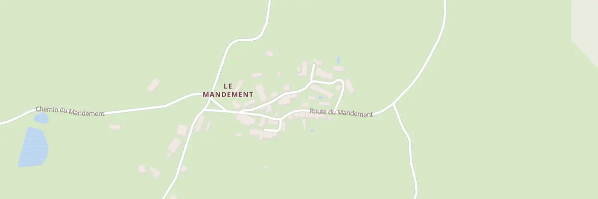 Plan du 4 All du Mandement à Naillat