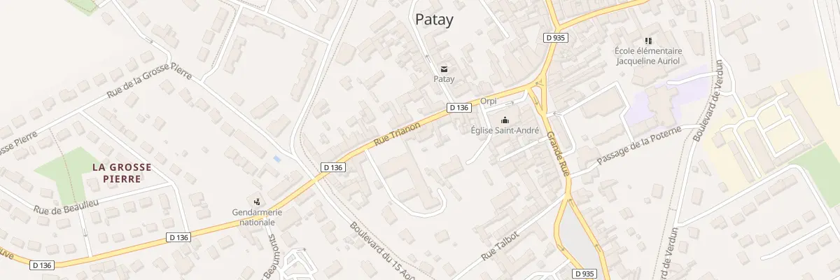 Plan du 26 Rue Trianon à Patay