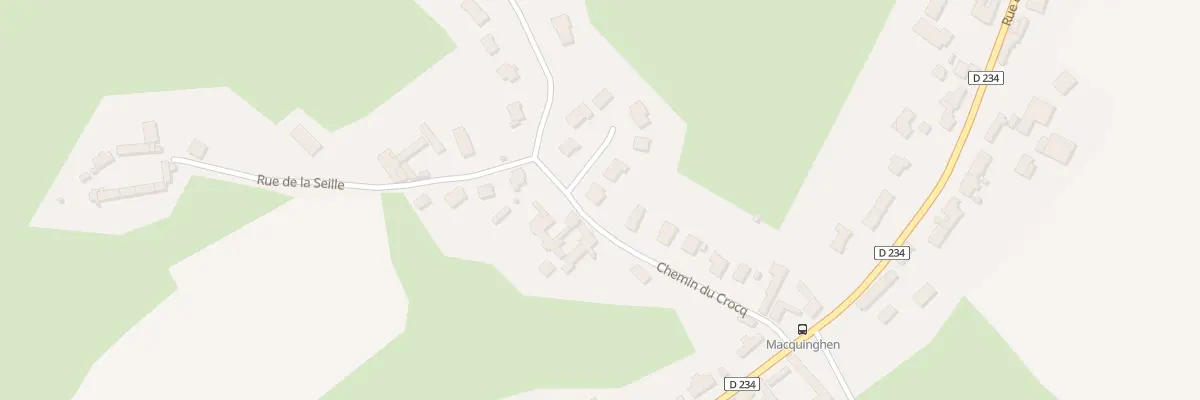 Plan du 18 Che du Crocq à Baincthun