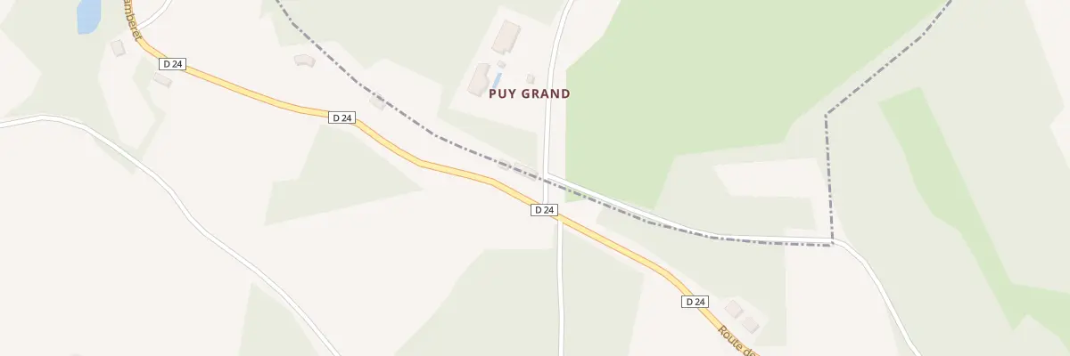 Plan du 44 Rte de Chamberet à Peyrissac